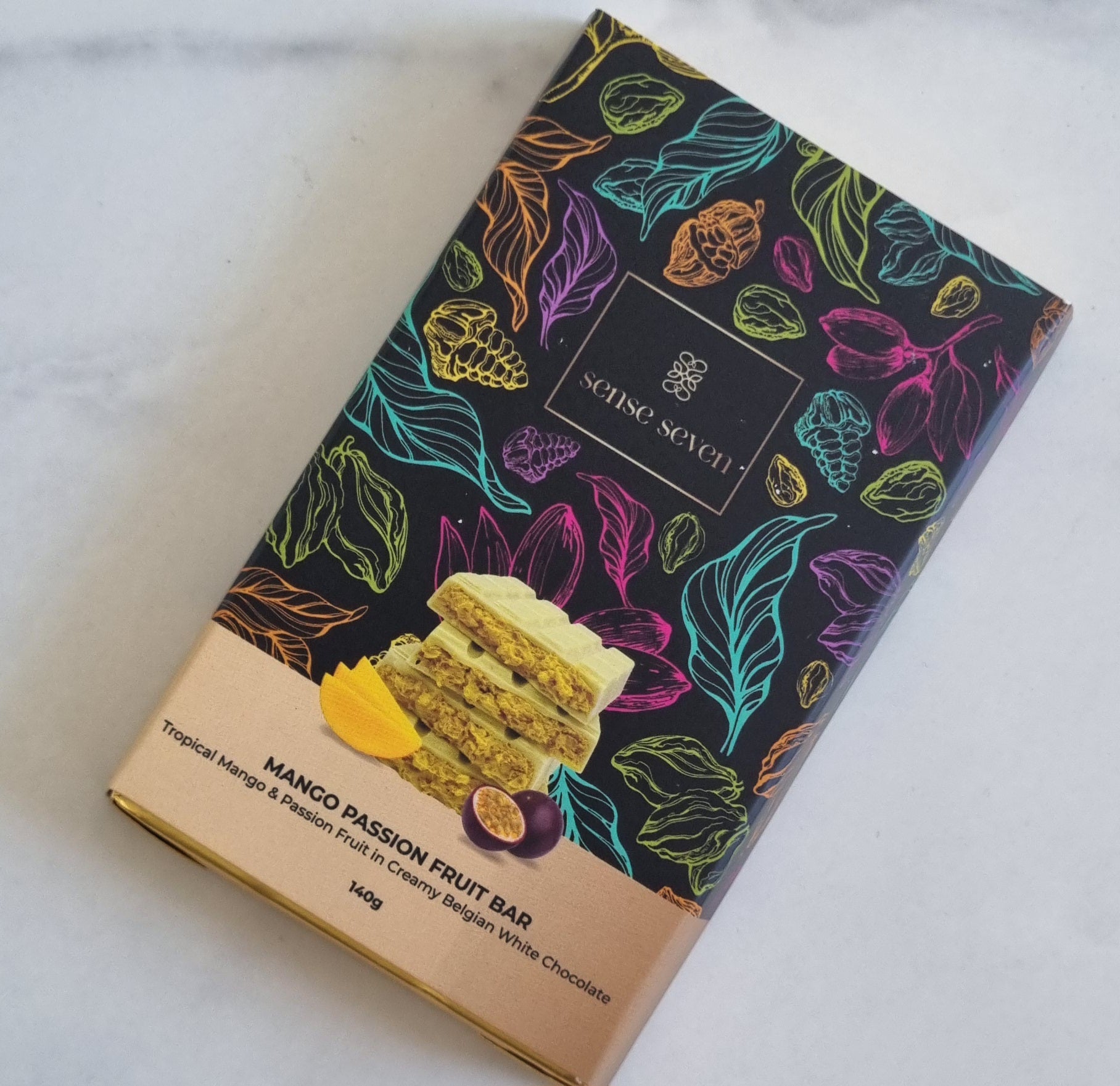Mango & Passionfruit Chocolate Bar- 140g